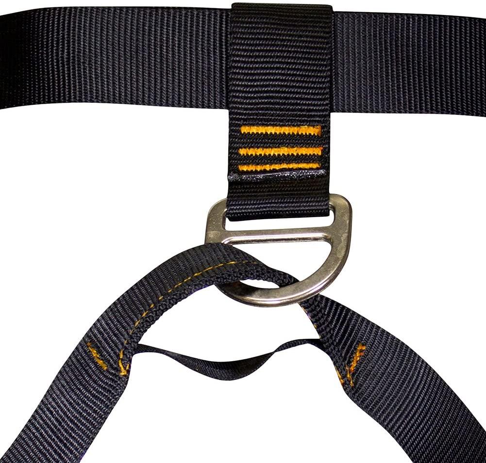 Fusion Climb Pegasus Lite Half Body Reinforced Lanyard Zipline Harness 23kN M-XL Black Blue