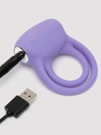Lovehoney Luxury 12 Function Rechargeable Silicone Love Ring, Purple