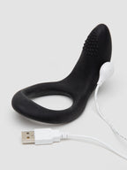 Lovense Diamo App Controlled Rechargeable Cock Ring, Black