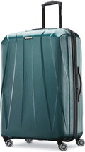 Centric 2 Hardside Expandable Luggage with Spinner Wheels, Emerald Green, Checked-Large 28-Inch