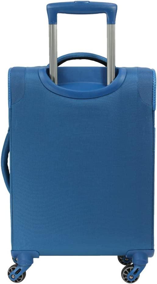 Patrono Spinner Unisex Small Blue Polyester Luggage Bag TSA Approved 108104-1090