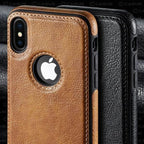 Retro Leather Case for iPhone