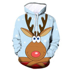 2021 Xmas Winter 3D Santa Claus Printing Sweatshirt Hoodies