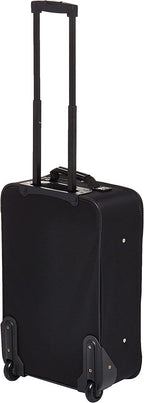 Fieldbrook XLT Softside Upright Luggage, Black, 4-Piece Set (BB/DF/21/25)