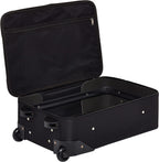 Fieldbrook XLT Softside Upright Luggage, Black, 4-Piece Set (BB/DF/21/25)