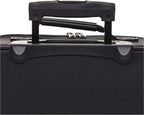 Fieldbrook XLT Softside Upright Luggage, Black, 4-Piece Set (BB/DF/21/25)