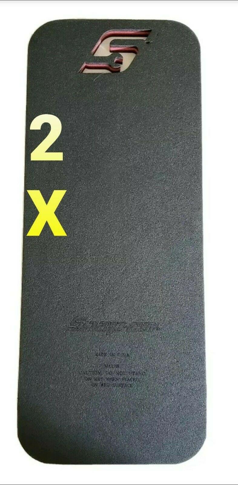 2X SNAP ON kneeling pad larapprox 15" X 38" comfortable woron floor NEW!