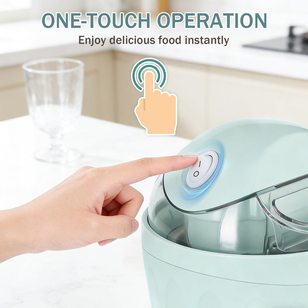 Mini ice Cream Maker, Single Serve Ice Cream Maker,One-Touch Dessert Maker, Single Serving of Gelato, Frozen Yogurt, Compact Electric Makers for Kitchen, Just 15 Minutes11