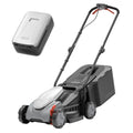 Electric Lawn Mower Cordless, Grass Cutter Machine for 2800 Sq. Ft, Lawnmower with Brushless Motor, 14" Cutting Width, Cutting Height from 1" to 2.5", Includes 5.0 Ah Battery