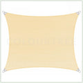 16 ft. x 12 ft. 260 GSM Reinforced (Super Ring) BeiRectangle Sun Shade Sail