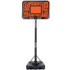 MaxKare 44inch Portable Basketball Hoop 7 FT 6 in 10 FT  Height Adjustable,  Basketball Goal System Outdoor Basketball Equipment with Strong Base