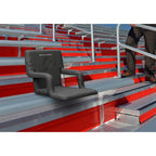 Wide Stadium Seat Chair with Padded Back Support (2-Pack)