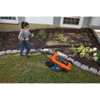 20-Inch Corded Electric Lawn Mower, Ultra Light Push Mower, 13-Amp High Output Motor, 3 in 1 Cutting Versatility, Tool Height Adjustment, 7-setting Cutting Height (MM2000)