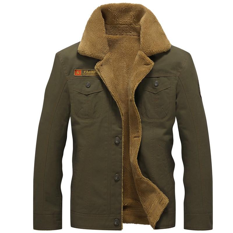 2021 Winter Bomber Jacket Men Air Force Pilot MA1 Jacket