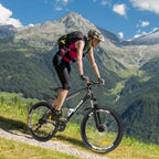 Outroad 26 Inches Mountain Bike for Men/Women, 21 Speeds Trek Bike, 26 in Wheels, Full Suspension Adult Bicycle Spring Fork Anti-Slip Bikes, Black