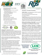 n-ext liquid lawn and yard fertilizer soil activator by greene county fertilizer - 4 gallons - 7-0-0 greeneeffect - liquid d-thatch - liquid aeration air8 - root growth stimulant (rgs)