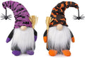 Halloween Doll 2-Piece Set Cute Decoration Toys Pumpkin Makeover Costume Figurine Party Children Present Souvenir Festival Christmas Celebration Photography Props (A+B)