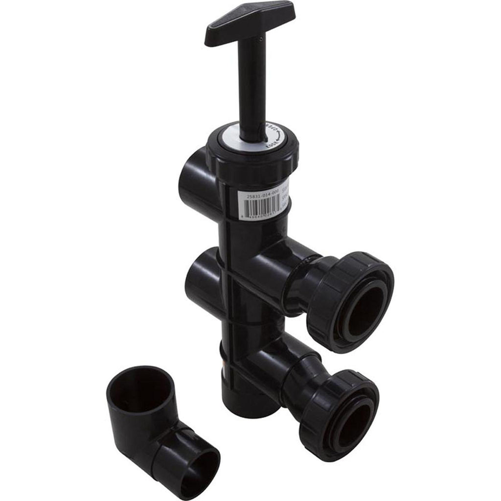 Custom Molded Products Push Pull Valve, CMP H Style, 2", Sand, Black