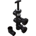 Custom Molded Products Push Pull Valve, CMP H Style, 2", Sand, Black