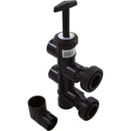 Custom Molded Products Push Pull Valve, CMP H Style, 2", Sand, Black