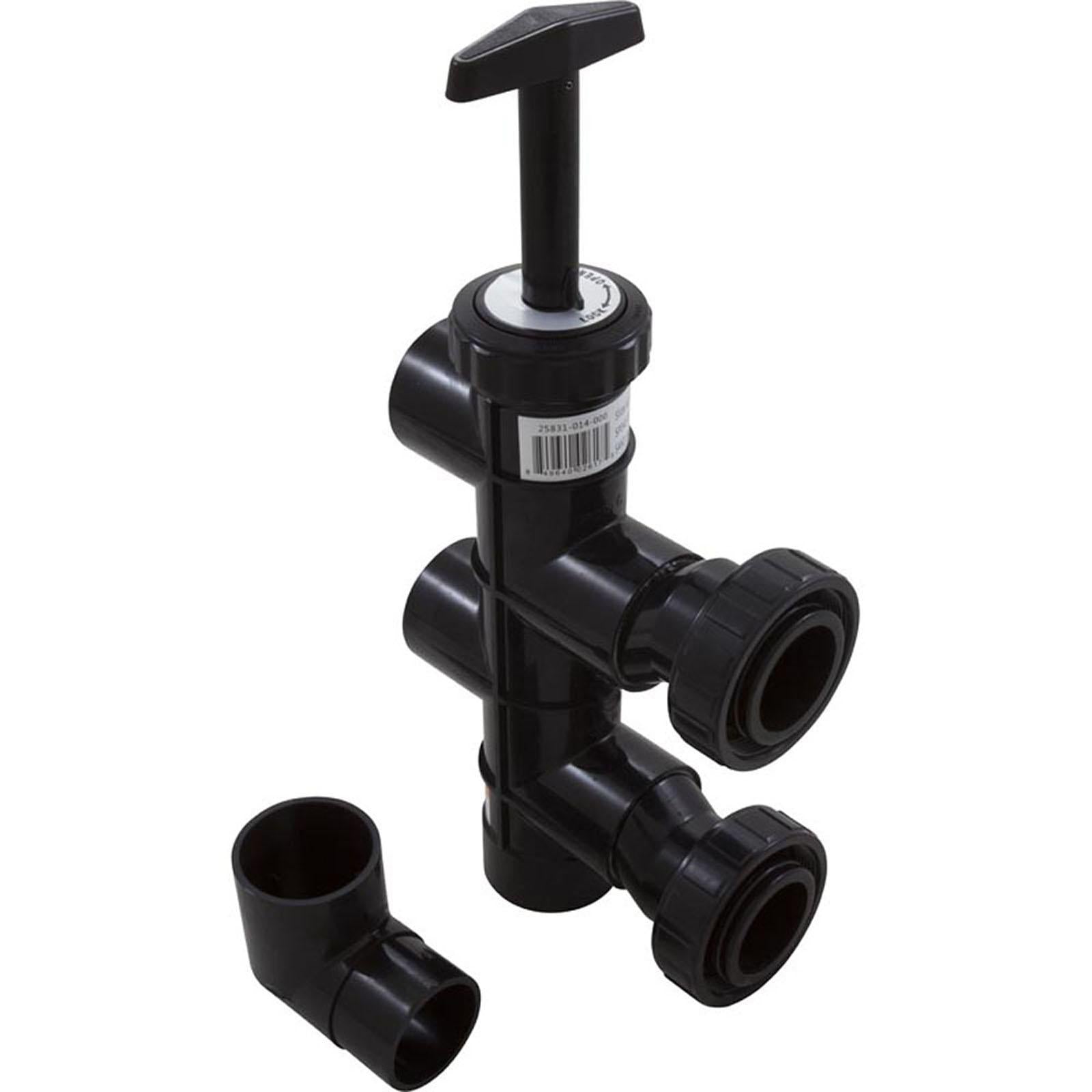 Custom Molded Products Push Pull Valve, CMP H Style, 2", Sand, Black