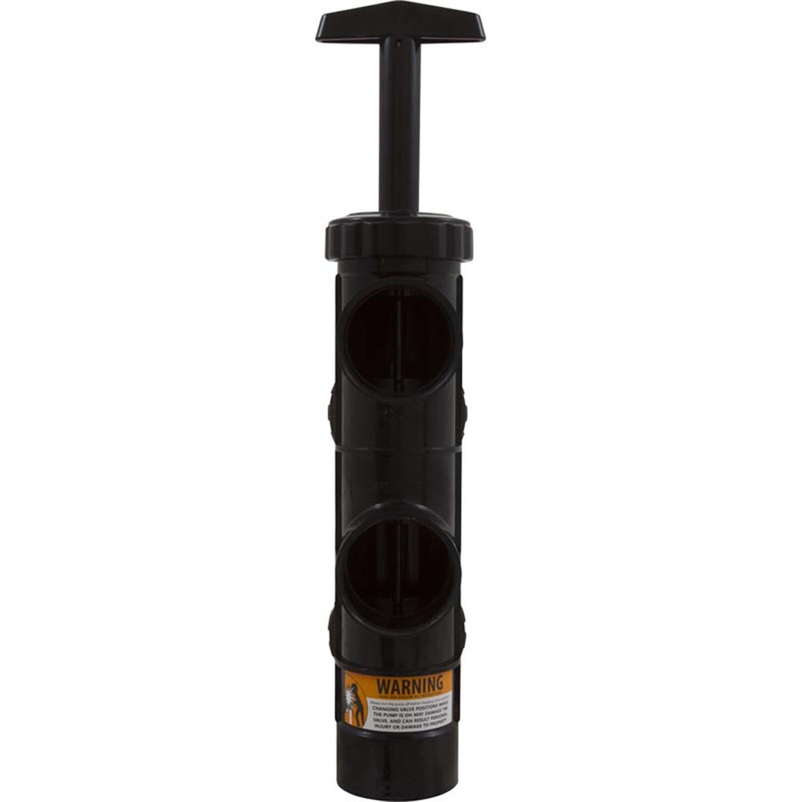 Custom Molded Products Push Pull Valve, CMP H Style, 2", Sand, Black