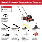 21 in. 140 cc 500e series briggs & stratton gas walk behind push mower with
