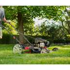21 in. 140 cc 500e series briggs & stratton gas walk behind push mower with