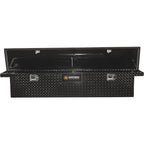 Northern Tool Slim Low Profile Crossover Truck Tool Box - Aluminum, Gloss Black, Paddle Latches, 69in. x 12in. x 13in., Model# 36212712