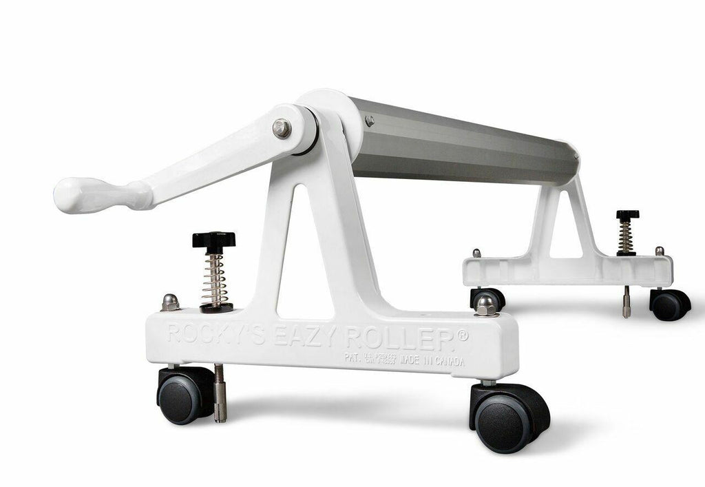 rocky's easy rollers ~ residential in-ground swimming pool solar cover reels