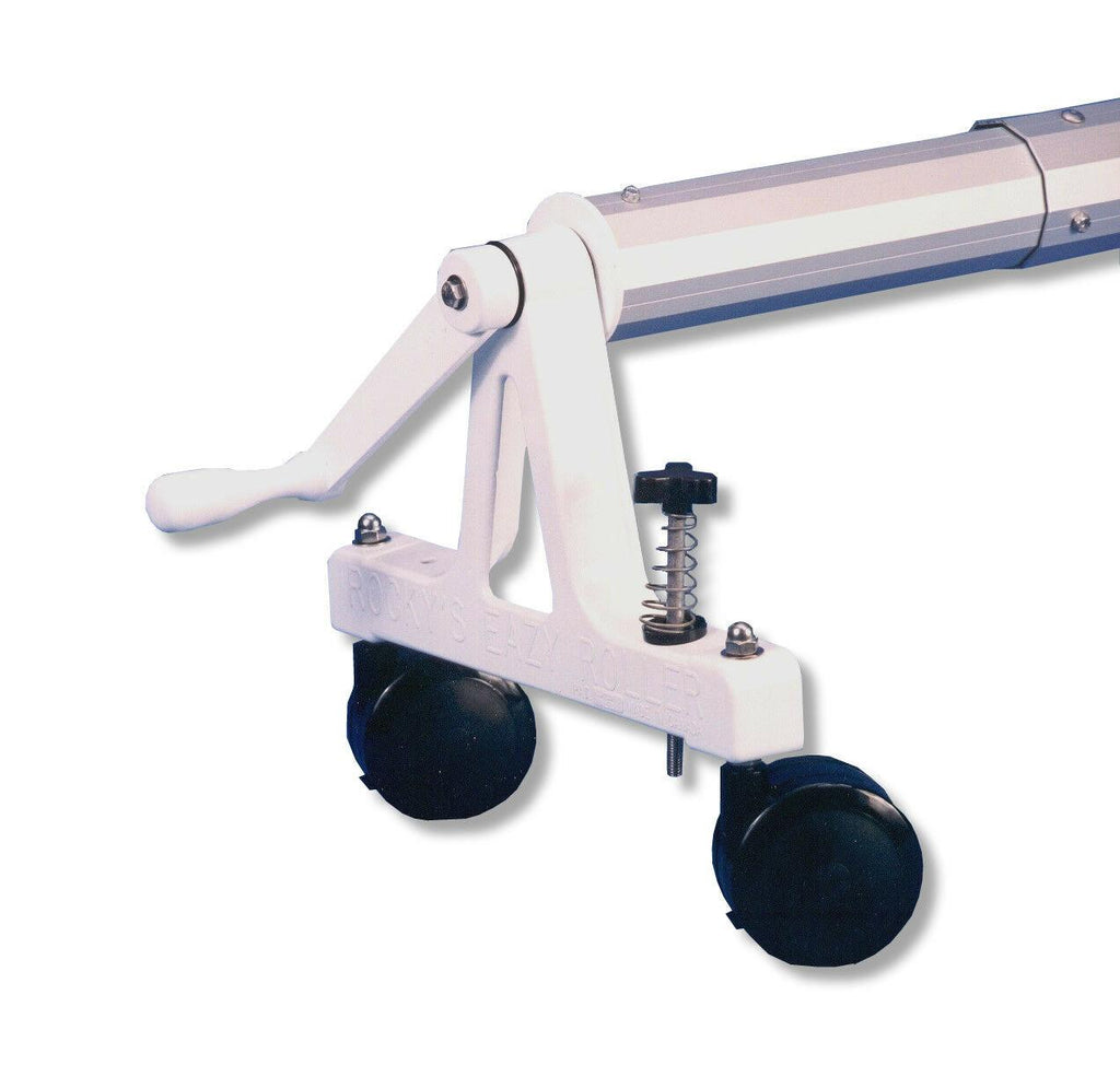 rocky's easy rollers ~ residential in-ground swimming pool solar cover reels