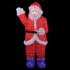 Northlight 3' Red Lighted Commercial Grade Santa Claus Christmas Display Decoration