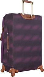 er Luggage Collection - Lightweight 28 Inch Expandable Softside Suitcase - Durable Rolling 4-Spinner Wheels Checked Bag (Shadow Purple) (Shadow Purple)