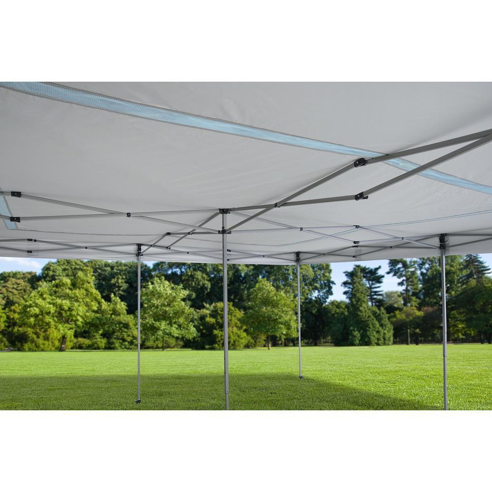 C289 17 ft. x 17 ft. White Straight Leg Canopy