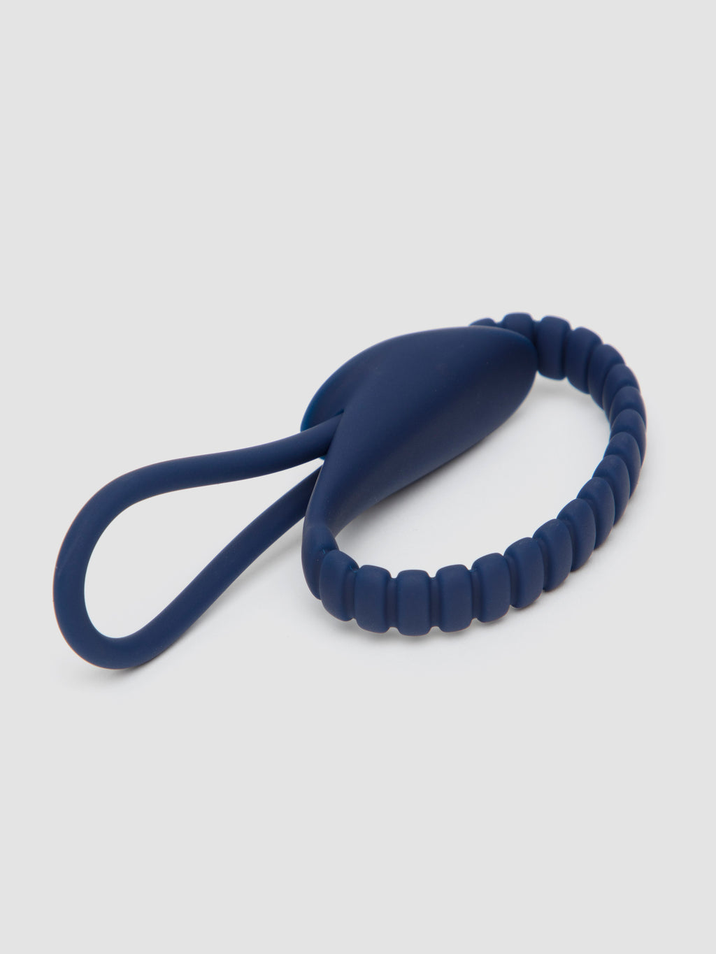 Lovehoney Super Looper Adjustable Silicone Cock Ring, Blue