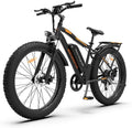 AOSTIRMOTOR Electric Mountain Bike, 750W Motor&amp;48V 13AH Battery Ebike with Rack and Fender, 26 4.0 Inch Fat Tire Bike, Electric Bicycle for Adults