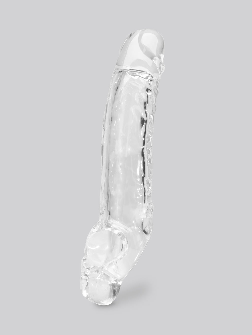 Lovehoney Mega Mighty 3 Extra Inches Penis Extender with Ball Loop, Clear | Clear