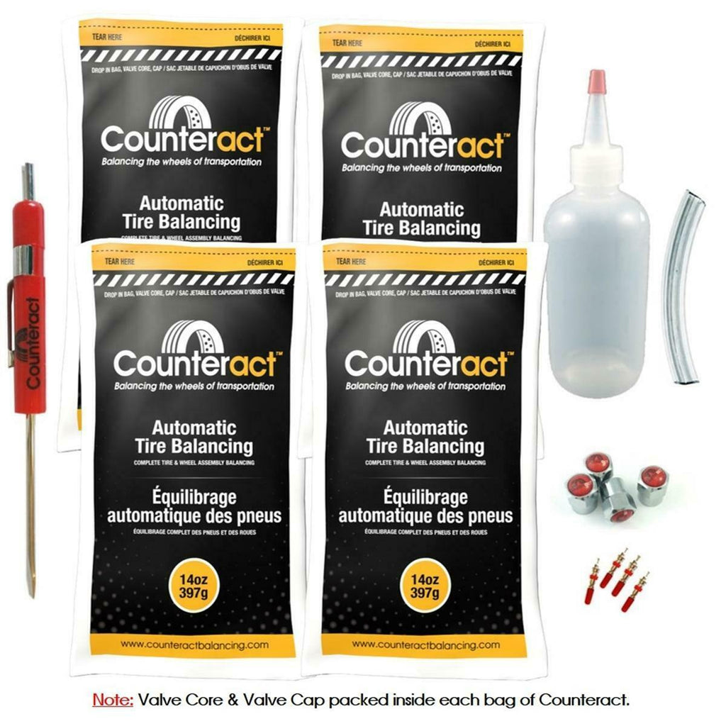 Counteract DIYK-14 Do It Yourself 14oz Tire/Wheel Balancing Beads Kit - 56oz