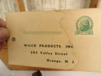 1946 WILCO - WHEEL ALIGNMENT POSITIONER w/TOOL CASE & CHART, 70+ YRS OLD