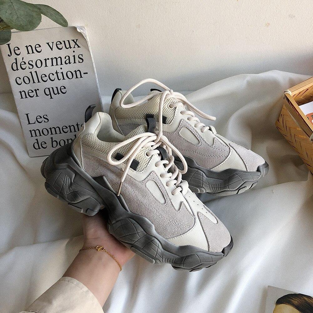 Fashion Luxury Vulcanized Women's Chunky Sneakers
