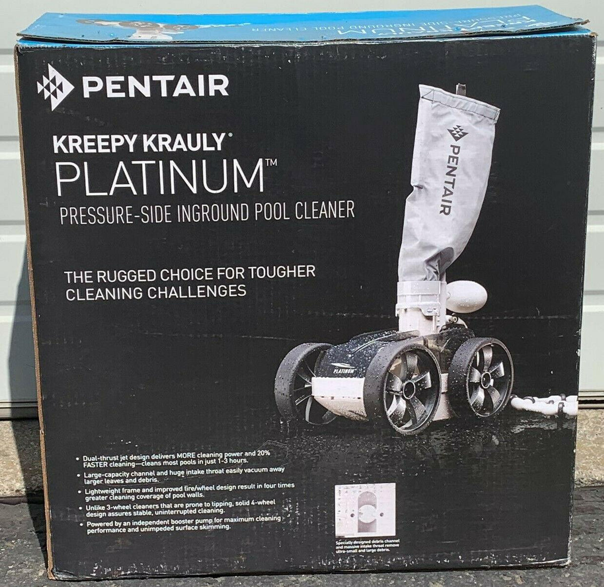 pentair kreepy krauly platinum inground pressure-side pool cleaner