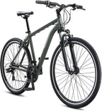 Schwinn GTX 1.0 Comfort Adult Hybrid Bike, Dual Sport Bicycle, 20-Inch Aluminum Frame, Green