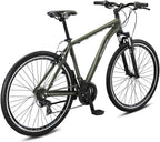 Schwinn GTX 1.0 Comfort Adult Hybrid Bike, Dual Sport Bicycle, 20-Inch Aluminum Frame, Green