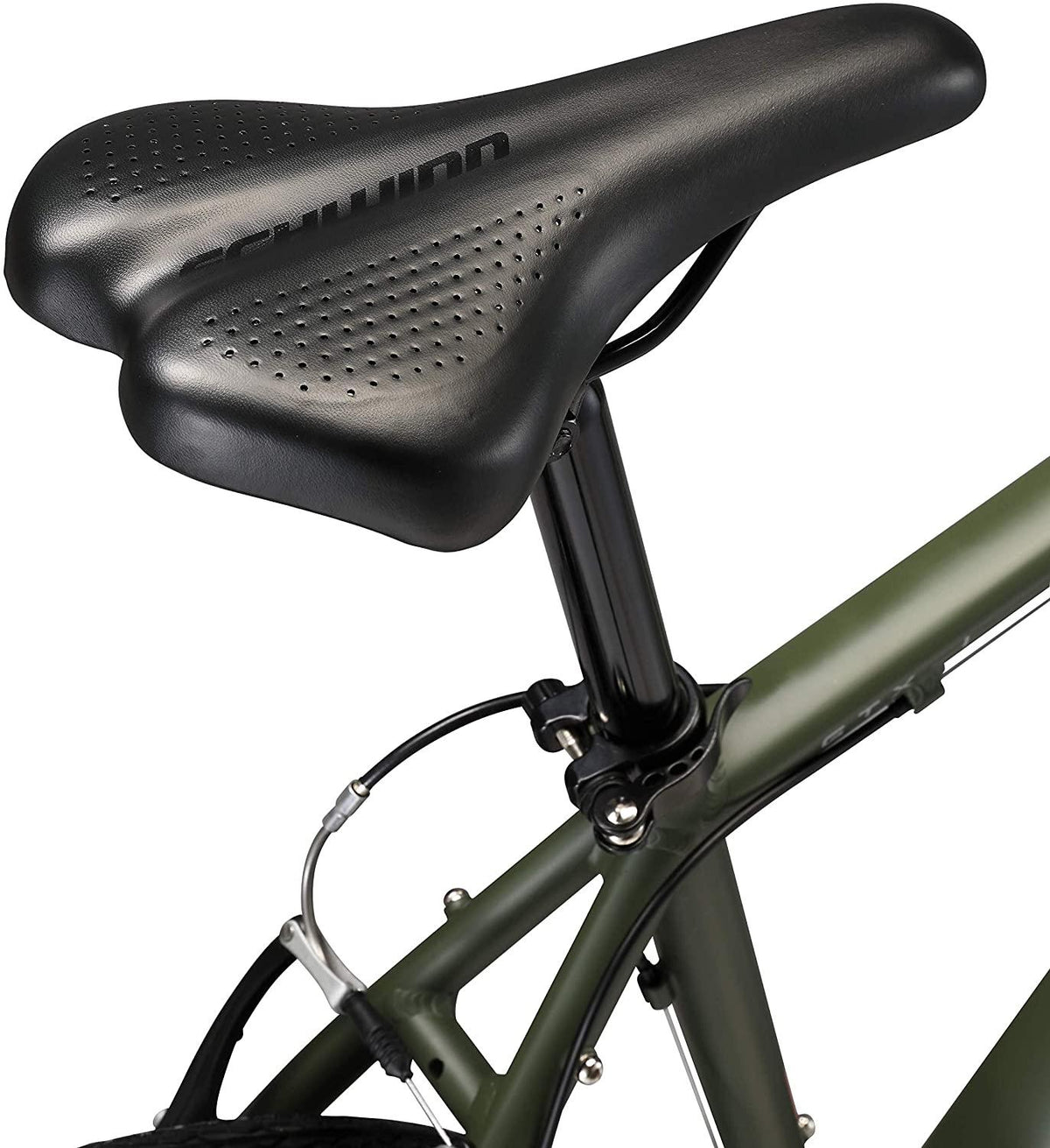 Schwinn GTX 1.0 Comfort Adult Hybrid Bike, Dual Sport Bicycle, 20-Inch Aluminum Frame, Green