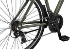 Schwinn GTX 1.0 Comfort Adult Hybrid Bike, Dual Sport Bicycle, 20-Inch Aluminum Frame, Green