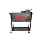 80 Qt. Rolling Patio Cooler with Bottle Tray
