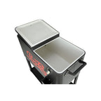 80 Qt. Rolling Patio Cooler with Bottle Tray