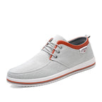 Men Handmade Lace-up Canvas Shoes
