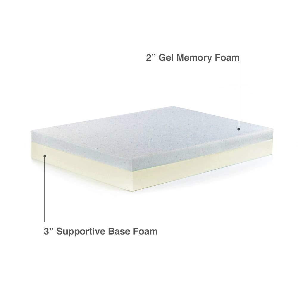eLuxurySupply Dog Bed - Orthopedic Memory Foam Pet Bed for Dogs &amp; Cats - Waterproof Canvas Cover Featuring LiveSmart Technology - Assembled in USA - Small, Medium &amp; LarSize