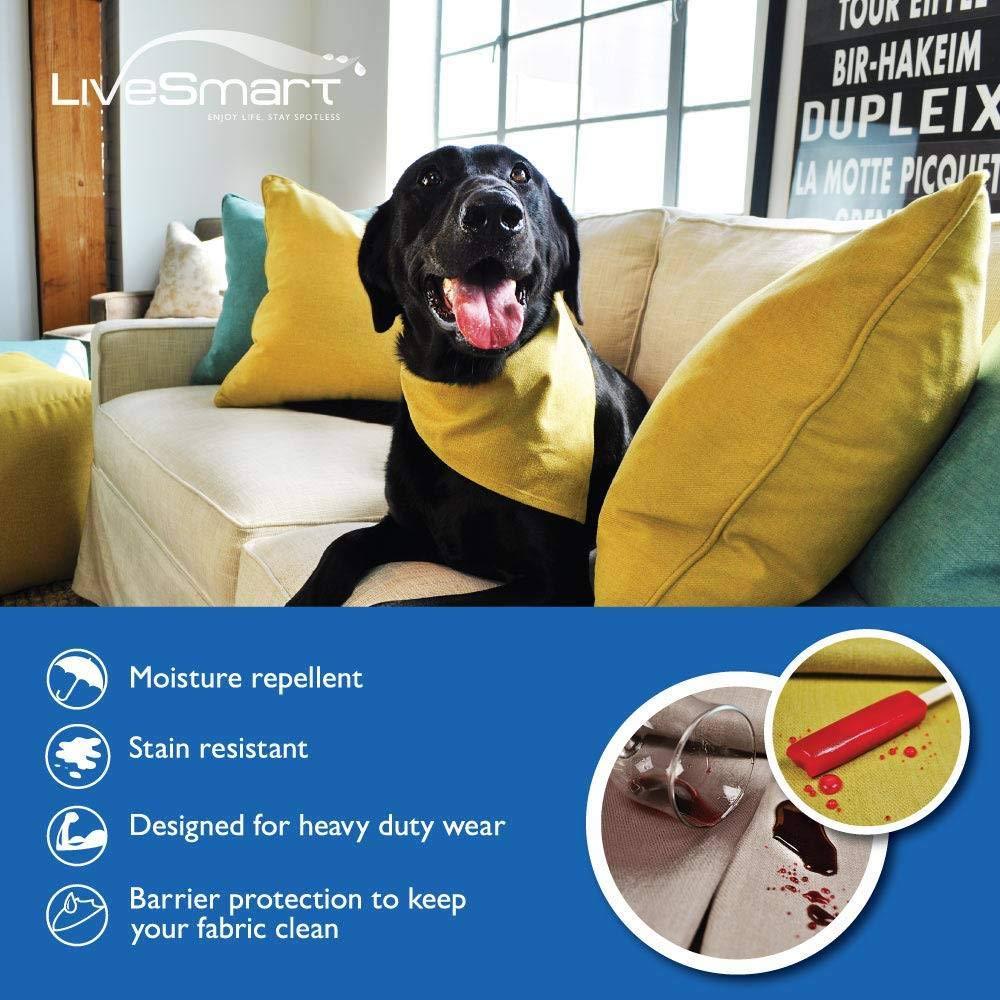 eLuxurySupply Dog Bed - Orthopedic Memory Foam Pet Bed for Dogs &amp; Cats - Waterproof Canvas Cover Featuring LiveSmart Technology - Assembled in USA - Small, Medium &amp; LarSize